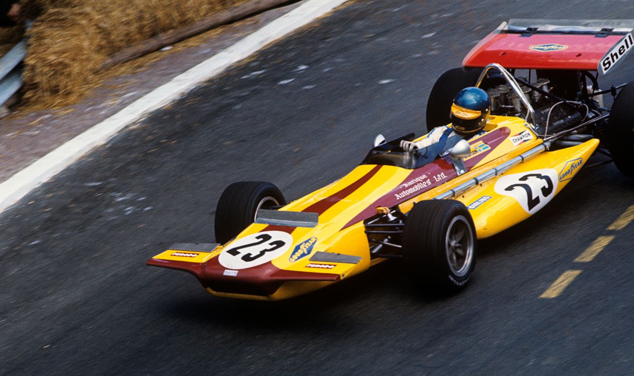 Ronnie Peterson, March-Ford 701, Grand Prix of Monaco, Monaco, 10 May 1970. Monaco Grand Prix 1970 was Ronnie Peterson's debut in Formula One. He finished 7th driving a privately entered March 701