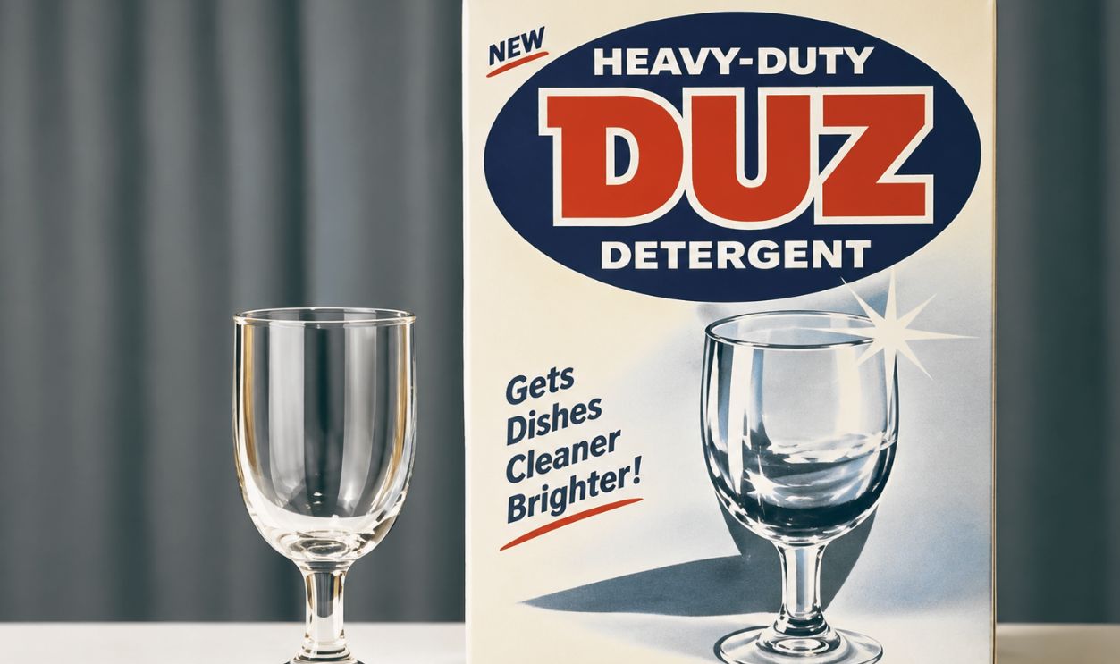 Screenshot from Duz Detergent Commercial, Procter & Gamble Company (1965) 