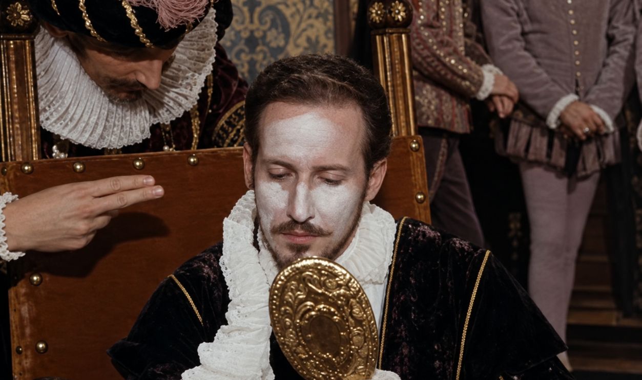 Screenshot from La Guerre des trois Henri (1978), Enhanced 