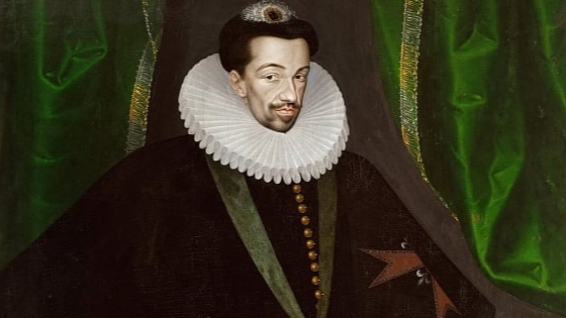 Portrait of Henry III of France, King of Poland and Grand Duke of Lithuania. (Found in the collection of Ambras Castle, Innsbruck.)