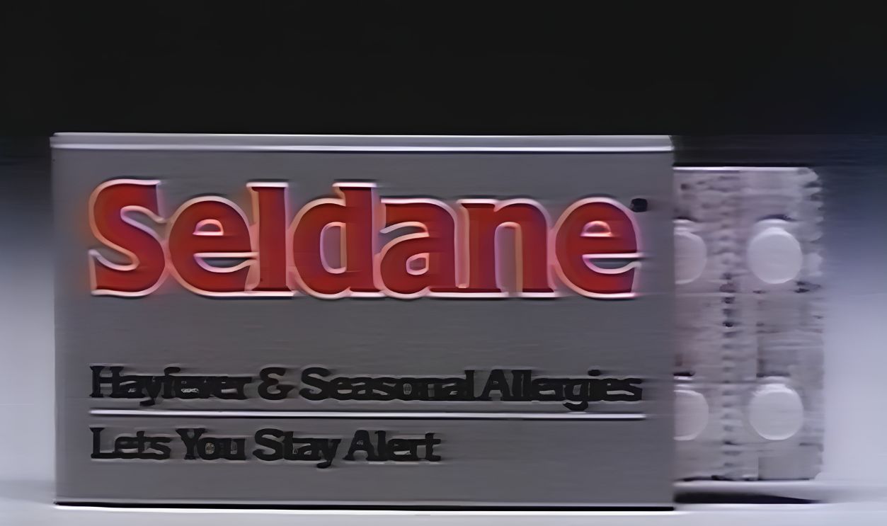 Screenshot from Seldane ad