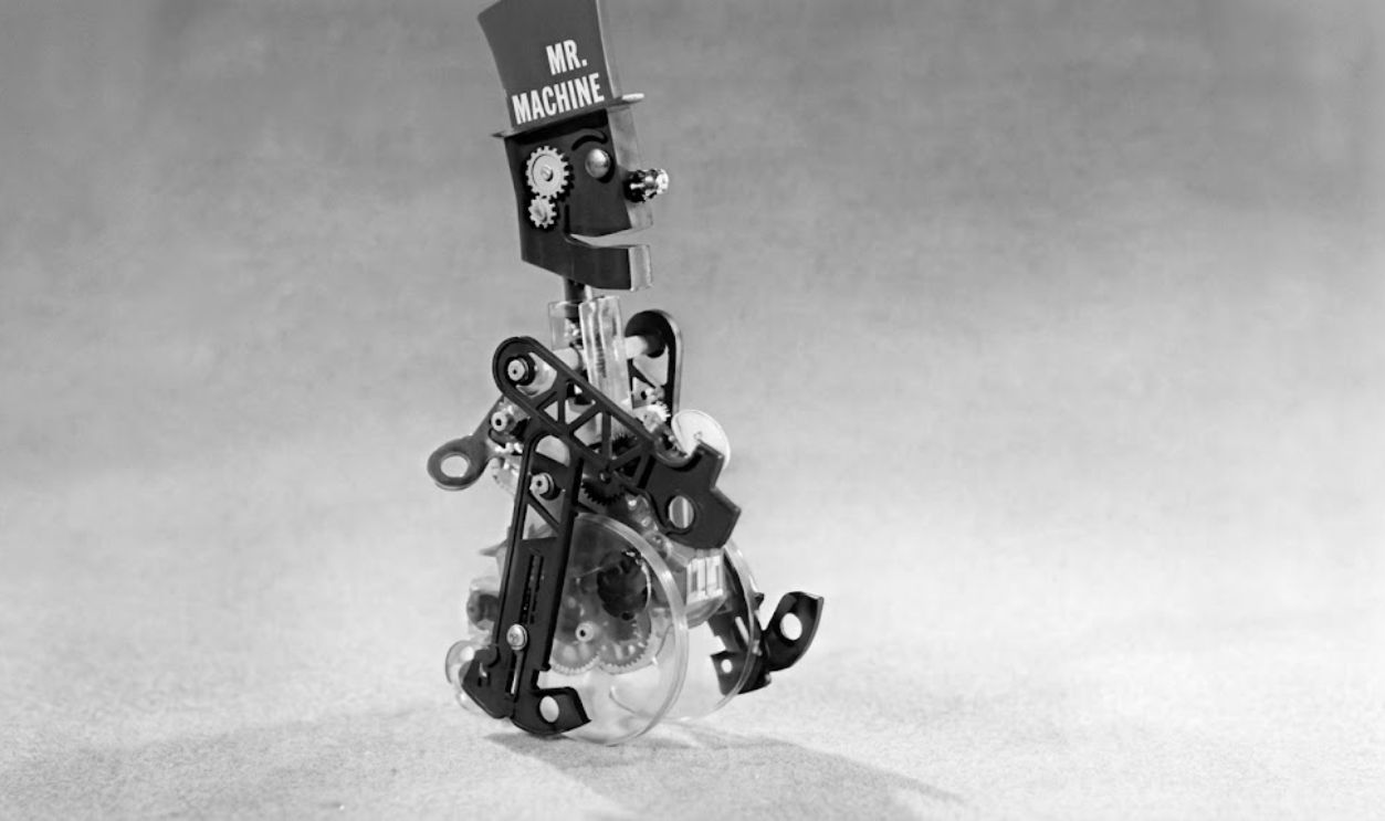 Screenshot from Mr. Machine commercial, Ideal Toy Corporation (1960s)