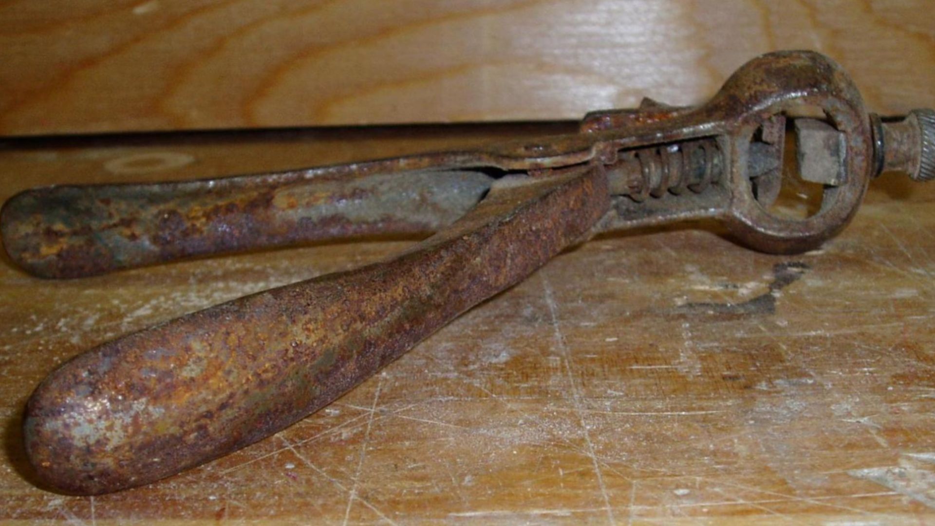 Picture of cabinetmaker's saw set taken 20 September, 2005 by Luigi Zanasi (myself) on my workbench using a Olympus digital camera.