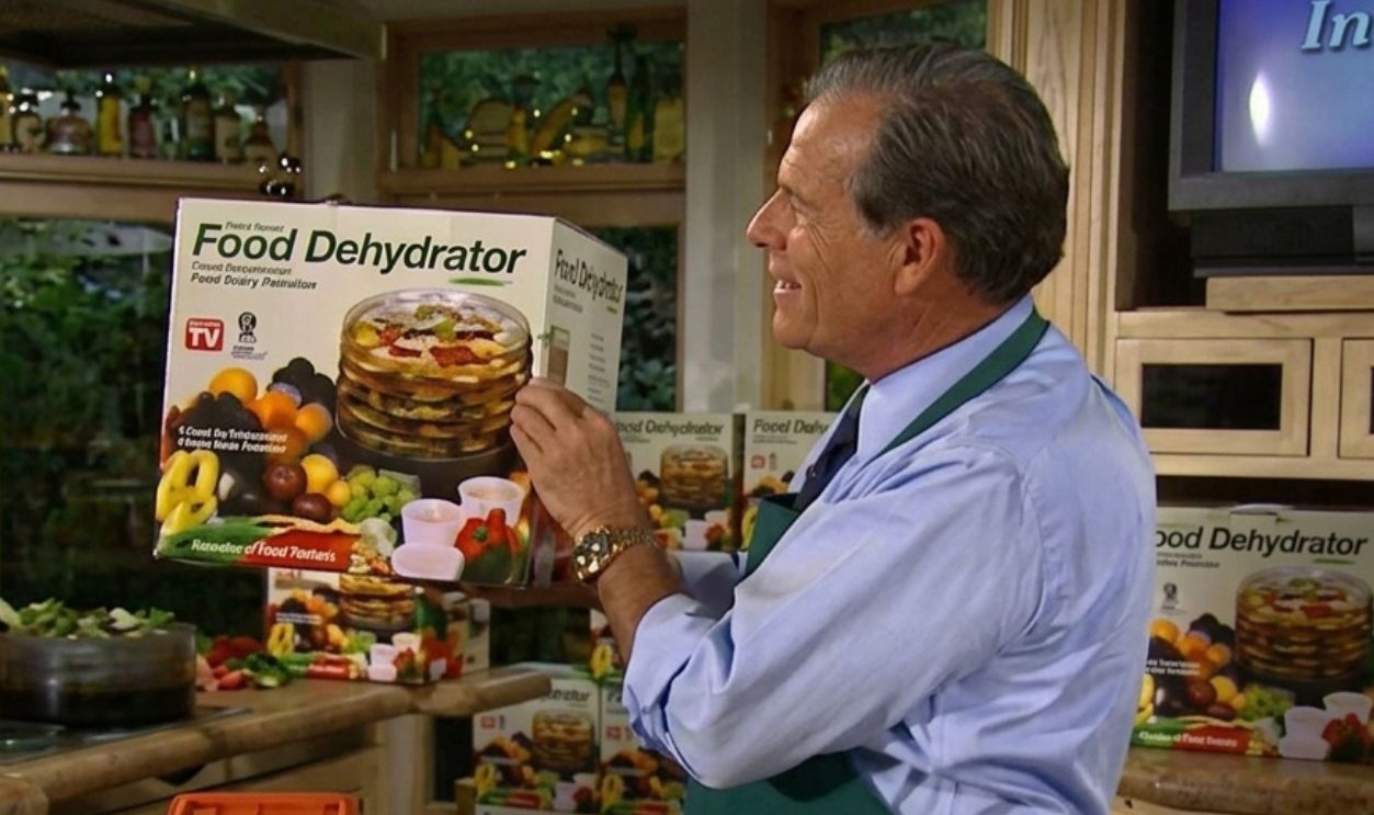 Screenshot from Ronco Electric Food Dehydrator Infomercial (1989)