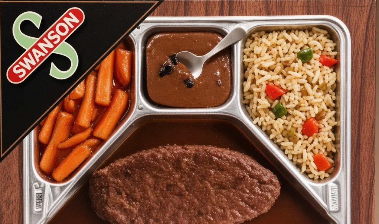 Screenshot from Swanson International Chinese-Style TV Dinner Commercial, C.A. Swanson & Sons (1970s)