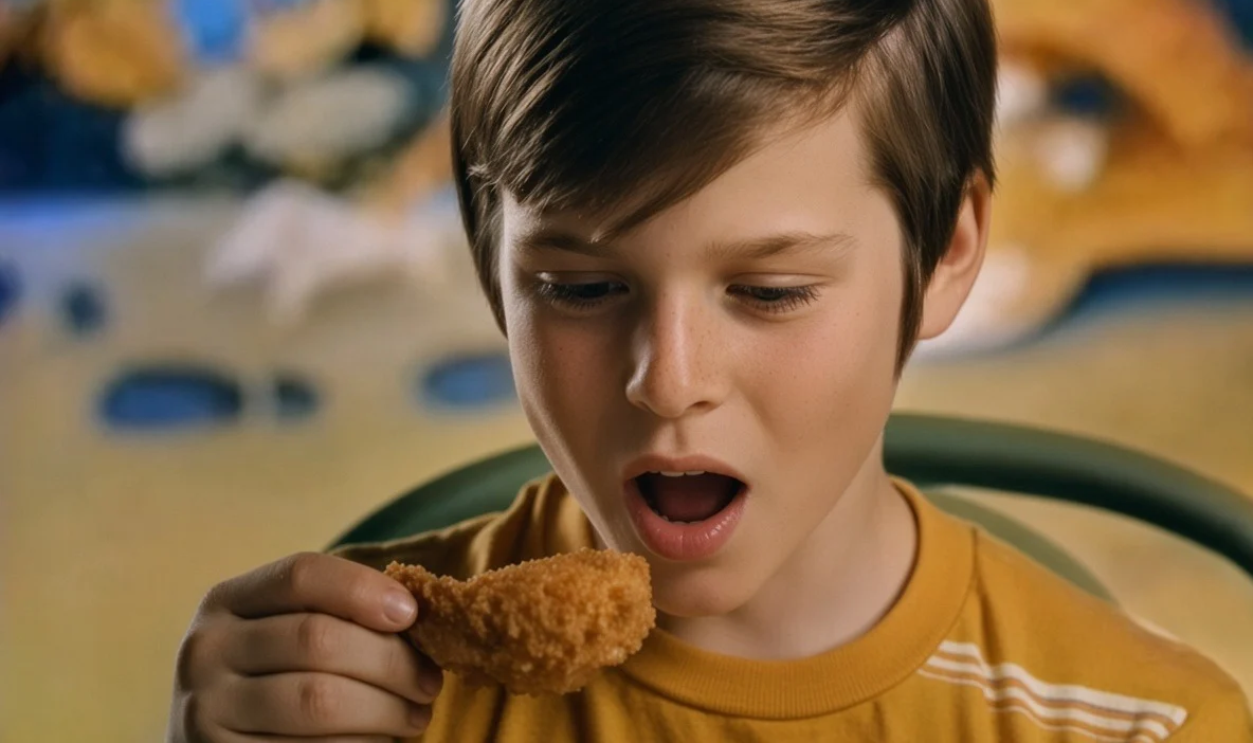 Screenshot from Libbyland Gold Strike Supper TV Dinner Commercial, Libby, McNeill & Libby (1970)