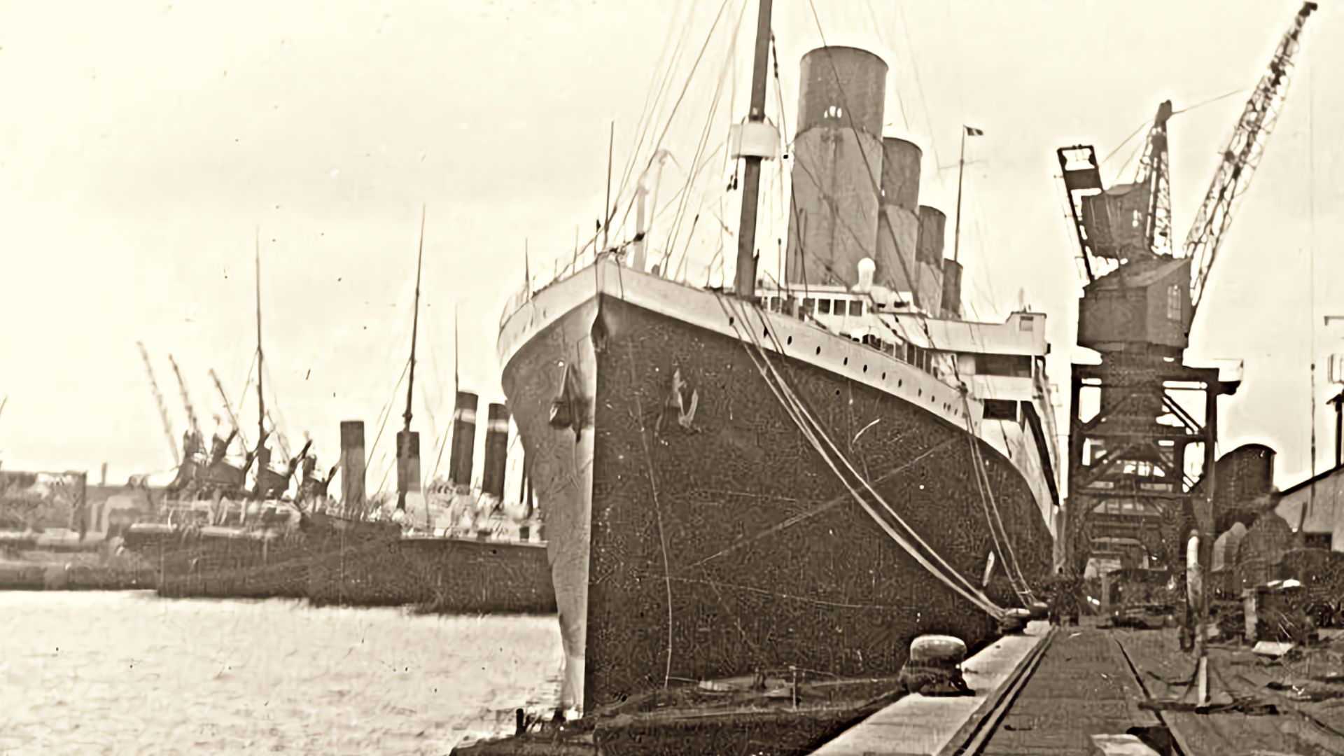 Titanic earlier Southampton, April 1912