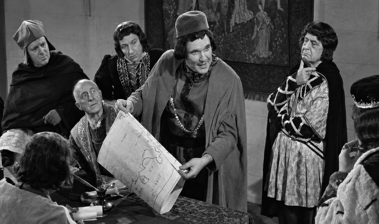 Screenshot from John Cabot: A Man of the Renaissance, National Film Board of Canada  (1964)