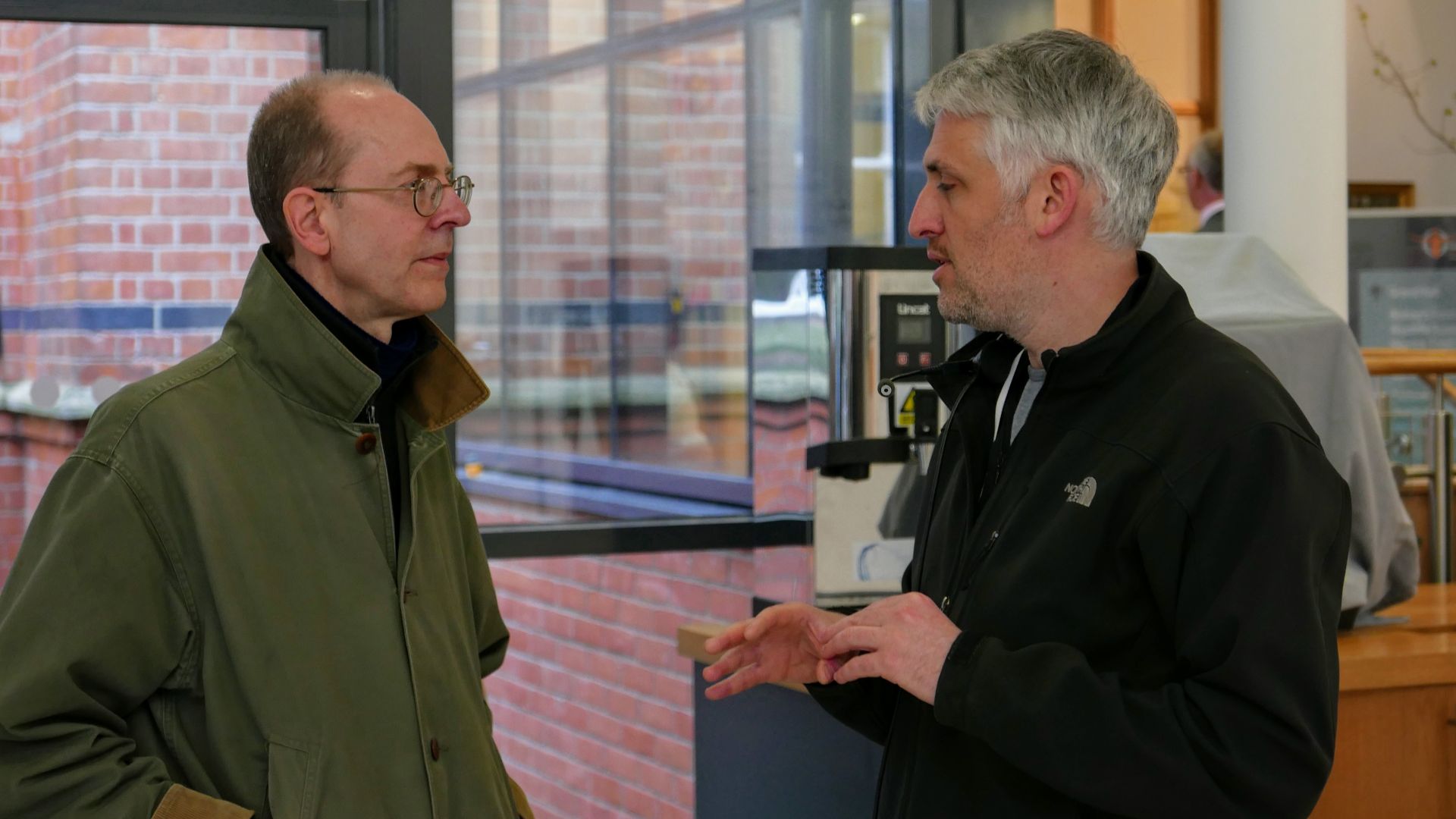 Michael Ibsen. A Descendant of Ann of York, sister to King Richard III. Validated the bones in the carpark.