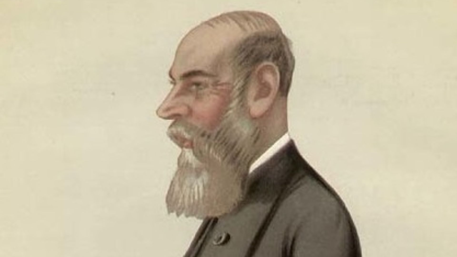 Caricature of Charles Cunningham Boycott (1832-1897). Caption read