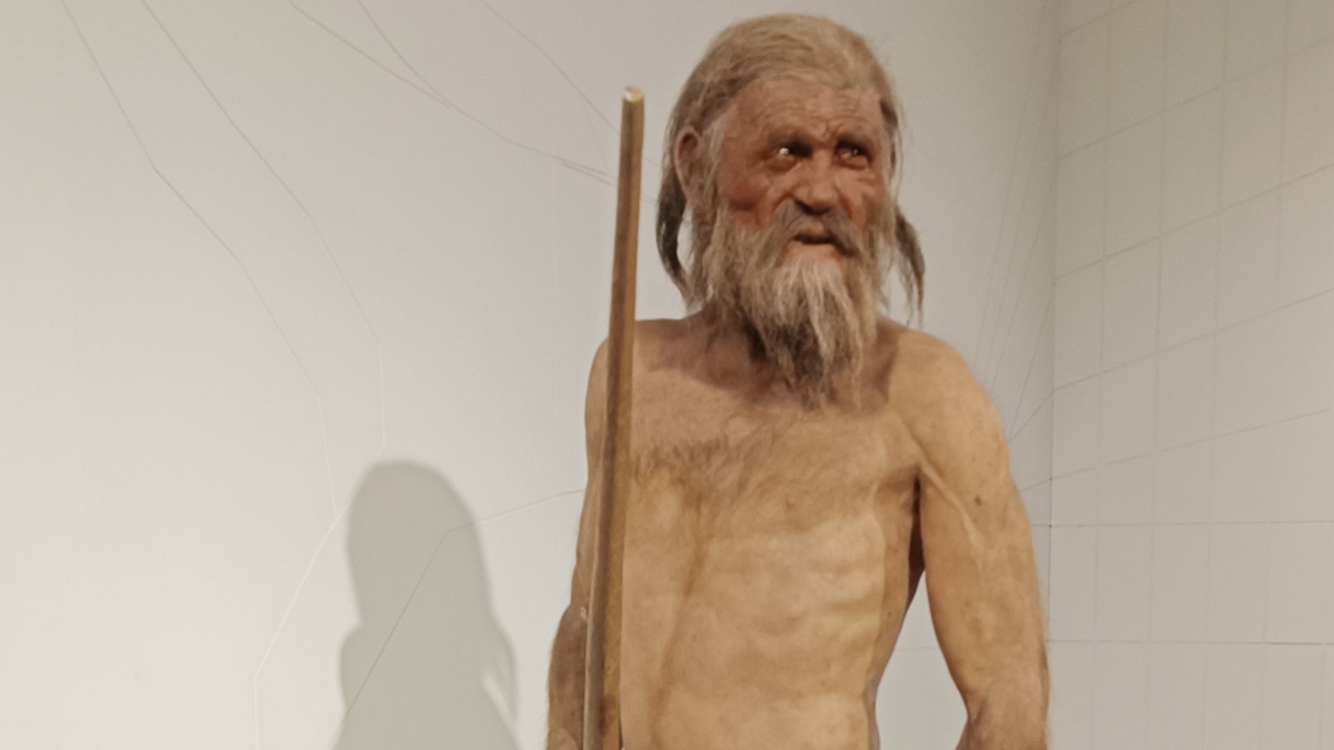 Ricostruzione di come doveva essere l'aspetto di Ötzi