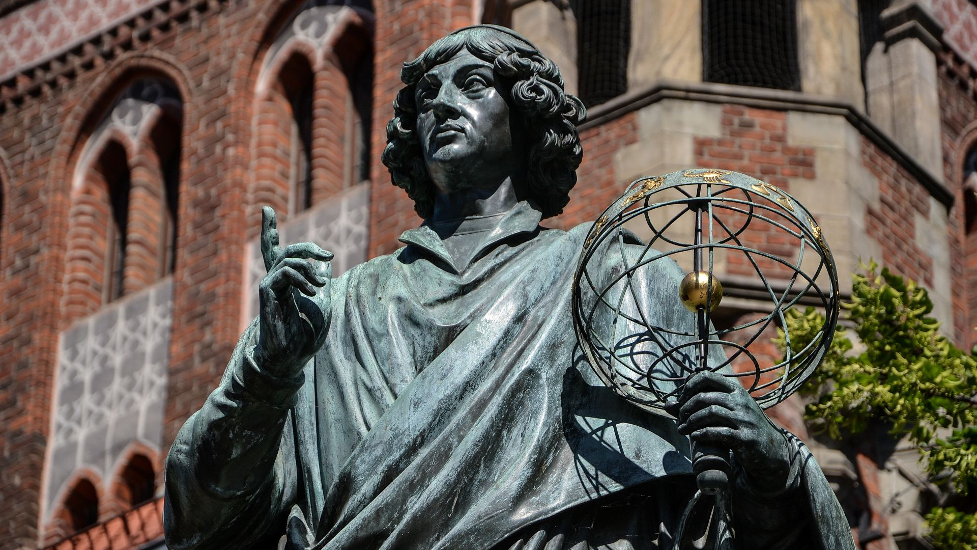 Nicolaus Copernicus Monument in Toruń (Thorn), Poland