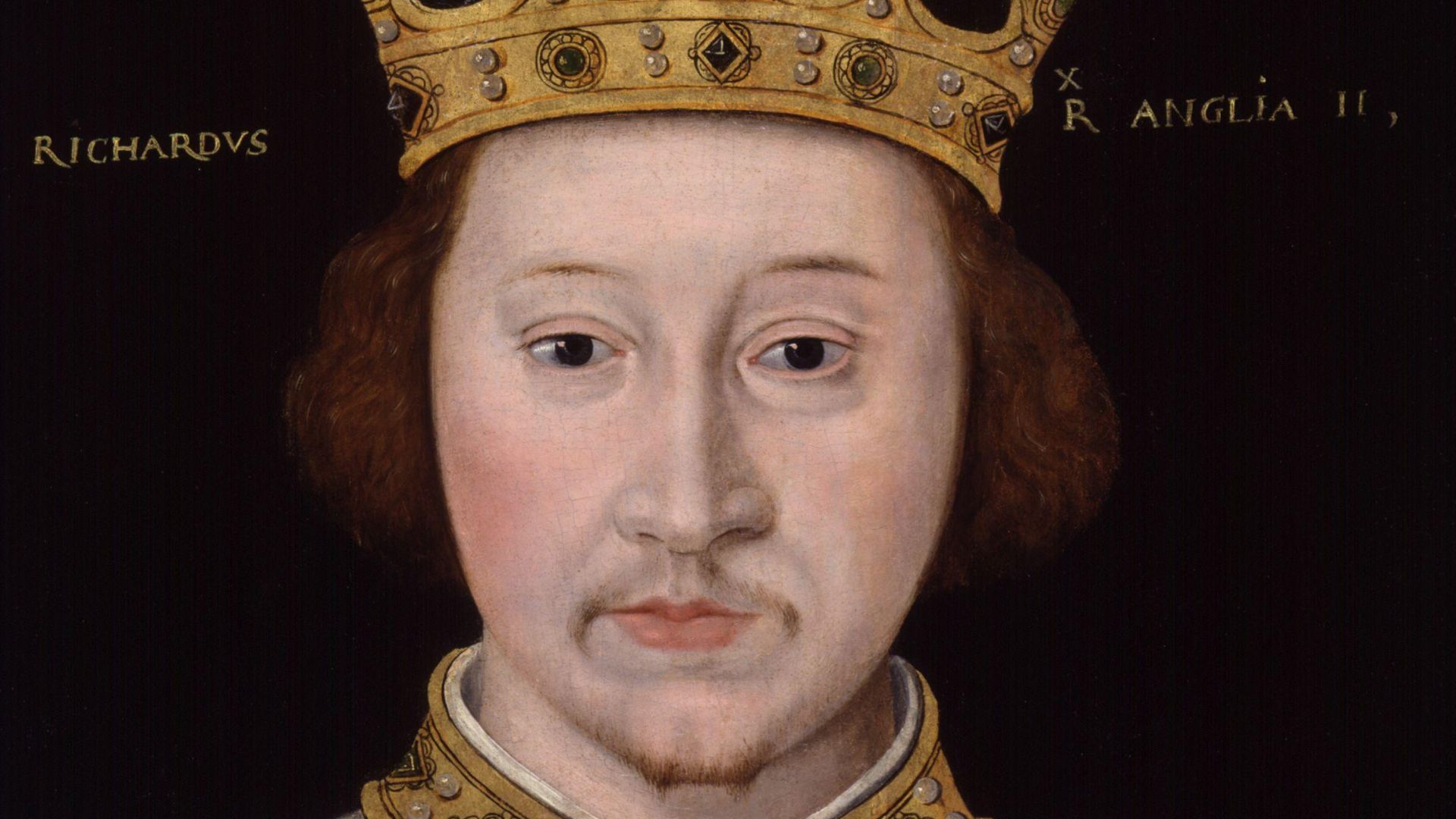 King Richard II, by unknown artist, late 16th century. See source website for additional information.

This set of images was gathered by User:Dcoetzee from the National Portrait Gallery, London website using a special tool. All images in this batch have 