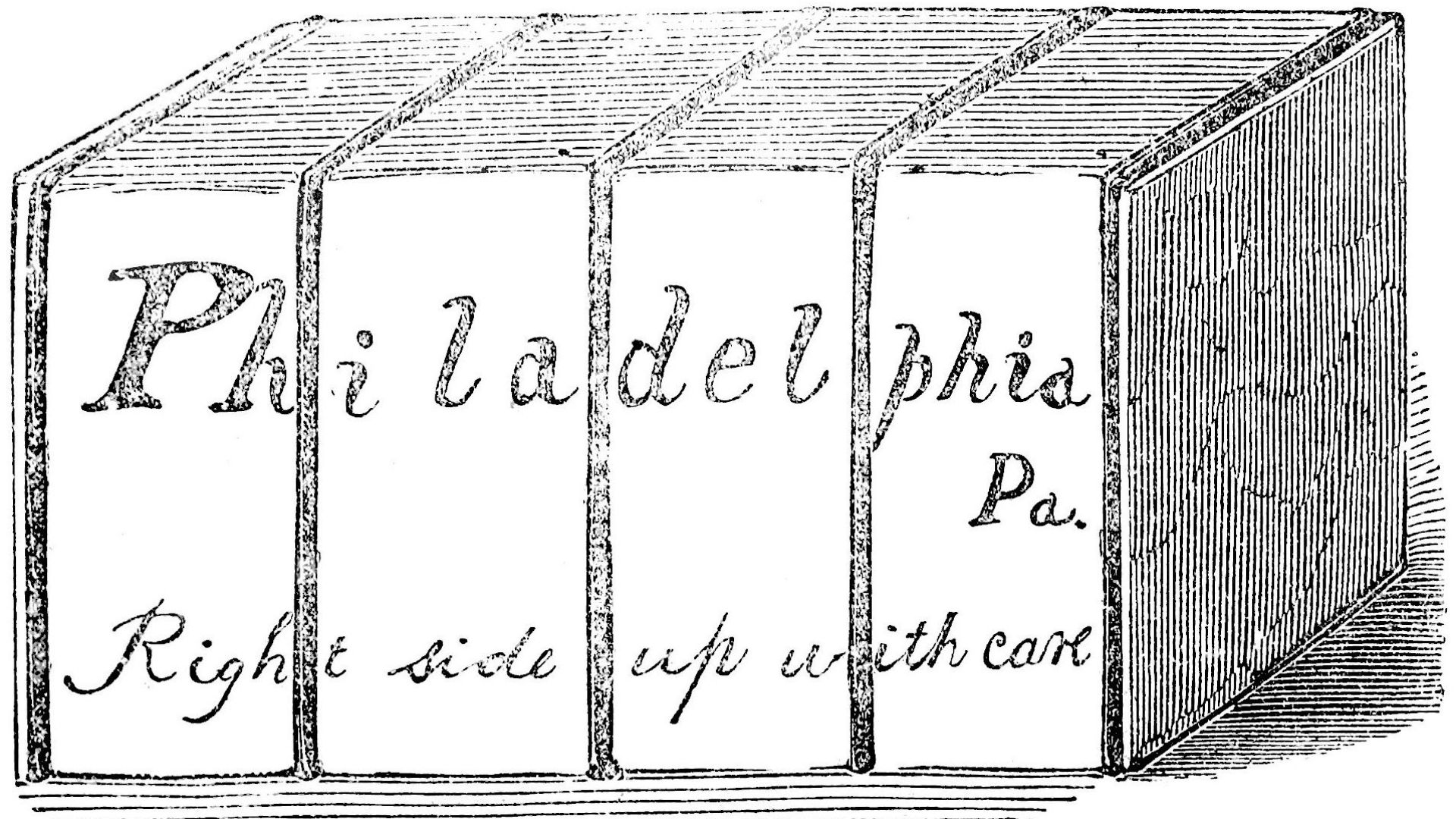 Representation of the Box of Henry Box Brown