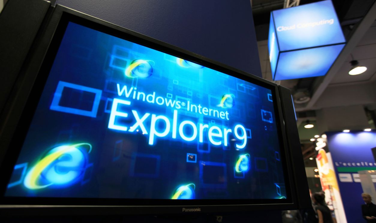 MILAN, ITALY - OCT. 20: Windows Internet Explorer 9 presentation at SMAU, international fair of business intelligence and information technology October 20, 2010 in Milan, Italy.