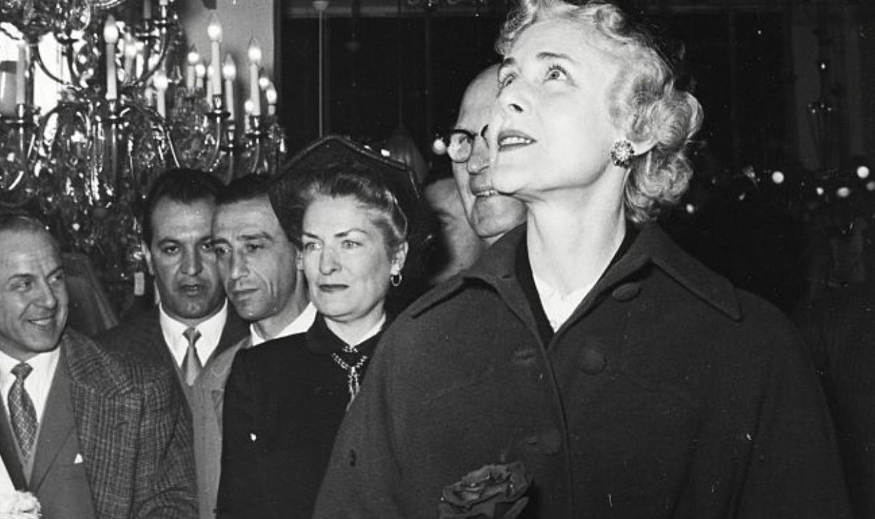 Visit of the United States Ambassador Clare Boothe Luce to the Milan Trade Fair of 1954. Milan (Italy), April 22, 1954. 