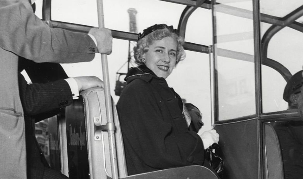 Visit of the United States Ambassador Clare Boothe Luce to the Milan Trade Fair of 1954. Milan (Italy), April 22, 1954. 