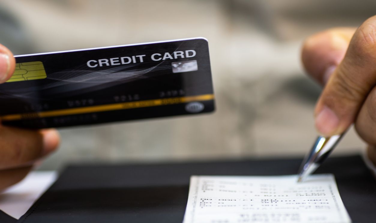 Write a slip from credit payment