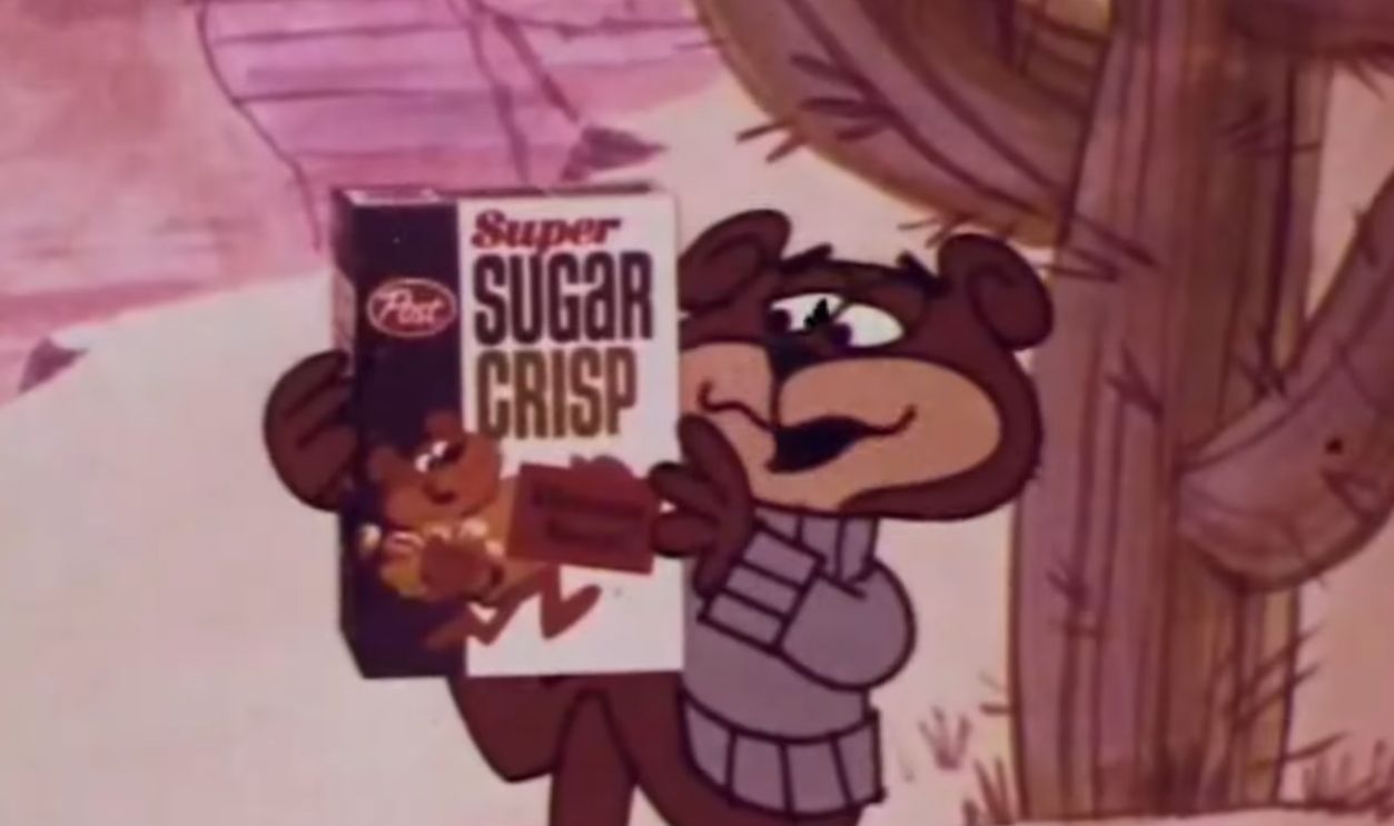 Screenshot from Super Sugar Crisp Commercials (1973)