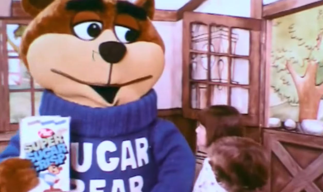 Screenshot from Super Sugar Crisp Commercials (1973)