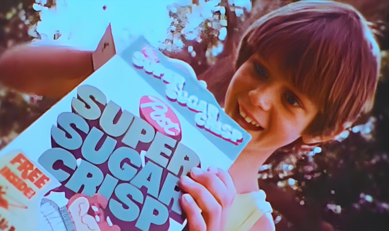 Screenshot from Super Sugar Crisp Commercials (1978)