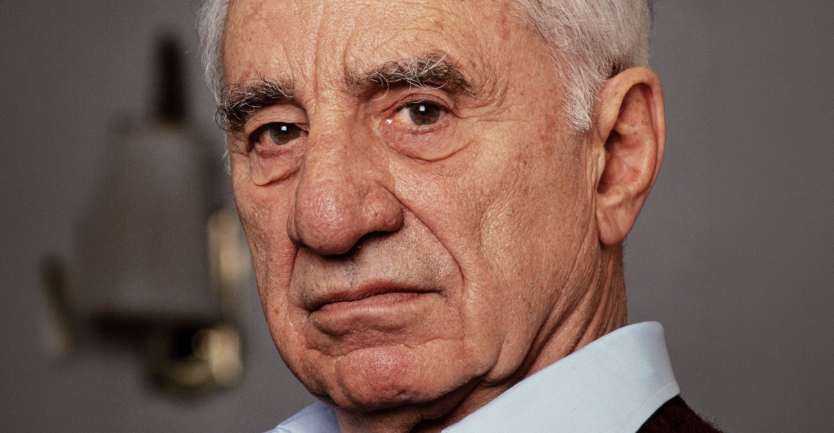 Elia Kazan looking at the camera