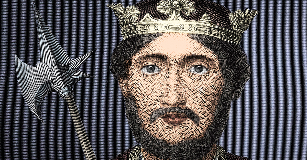 Richard I or Richard the Lionheart, portrait. King of England from 1189 until his death. 8 September 1157 Ð 6 April 1199. 