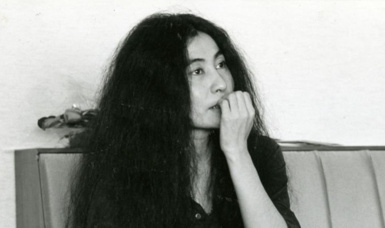 (MANDATORY CREDIT Koh Hasebe/Shinko Music/Getty Images) Yoko Ono is interviewed at a hotel in Koriyama city, Fukushima, Japan in August 1973. 