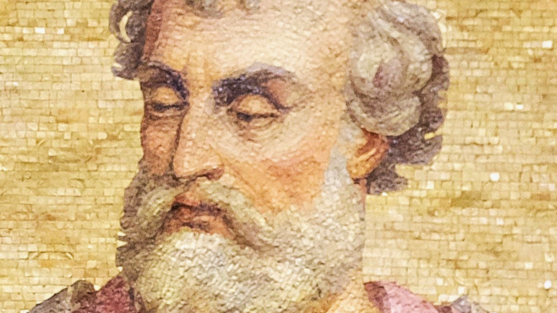 Portrait of Pope Stephen V (VI) in the Basilica of Saint Paul Outside the Walls, Rome