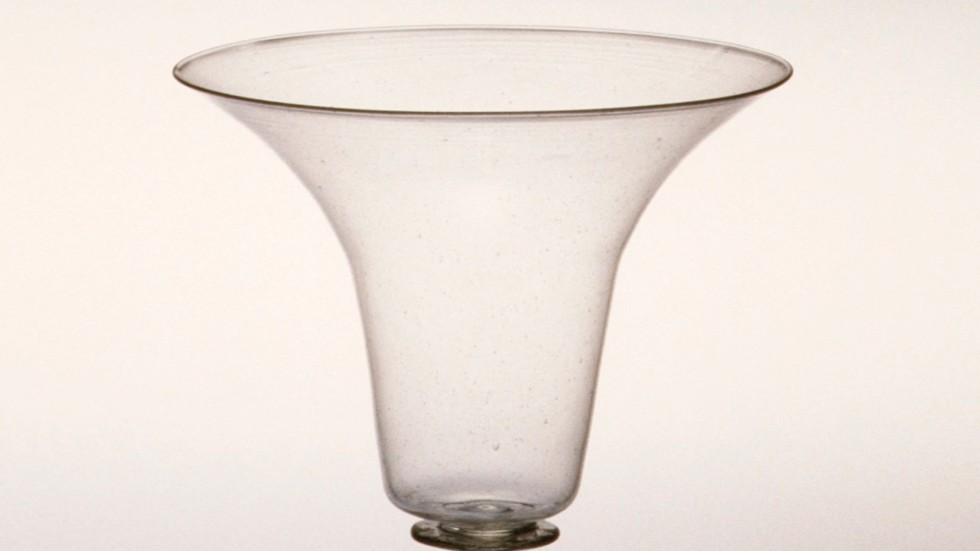 Italy, Venice, circa 1550-1650
Furnishings; Serviceware
Colorless, free-blown and pattern-molded cristallo glass.
Gift of Mr. and Mrs. Eric Scudder, Miss Bella Mabury, Dorothy S. Blankfort, Mr. and Mrs. Jerome K. Ohrbach and others (M.85.150.15)
Decorativ