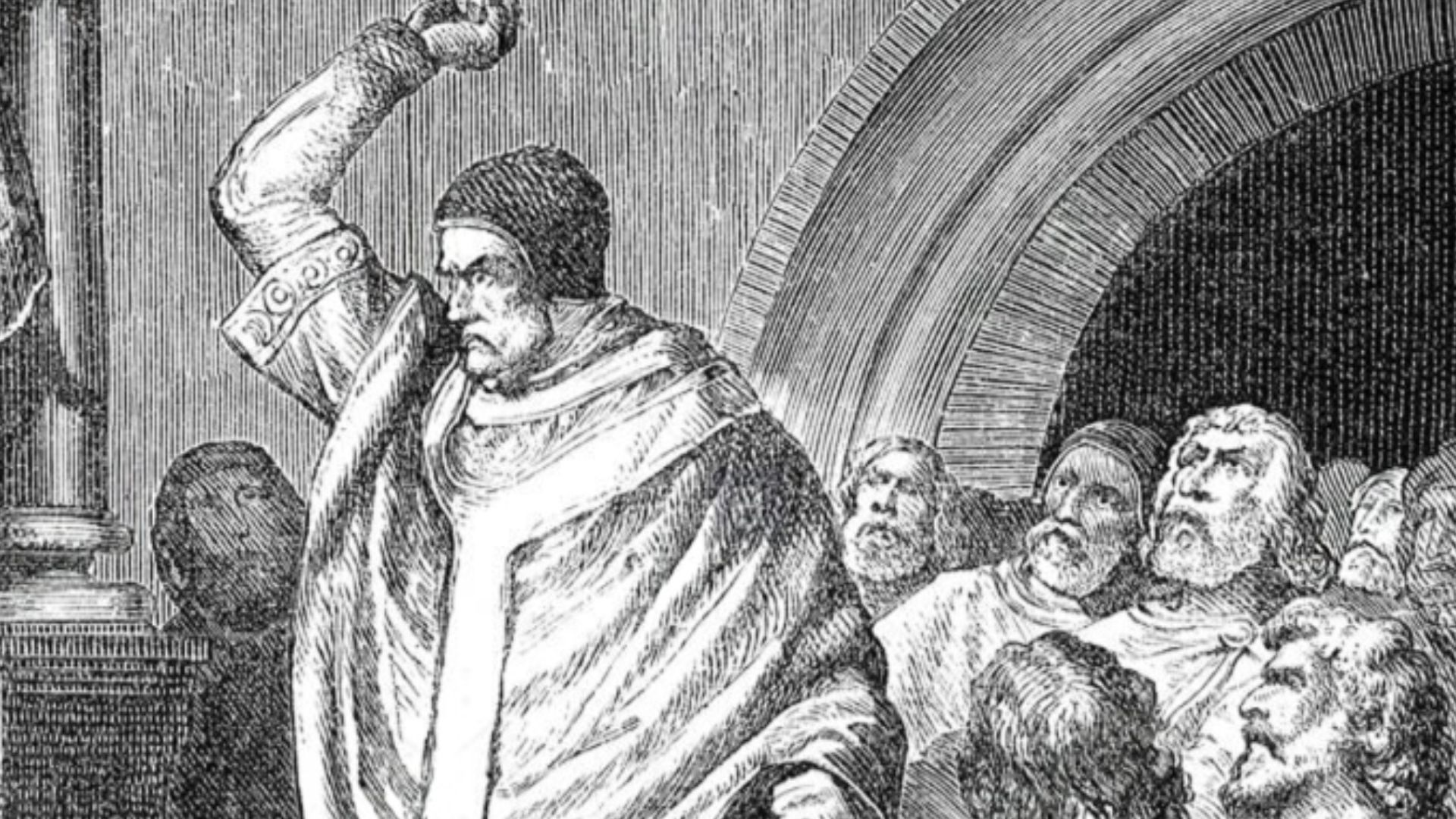 The Cadaver Synod or the Cadaver Trial, the posthumous ecclesiastical trial of Pope Formosus, by Pope Stephen VI.