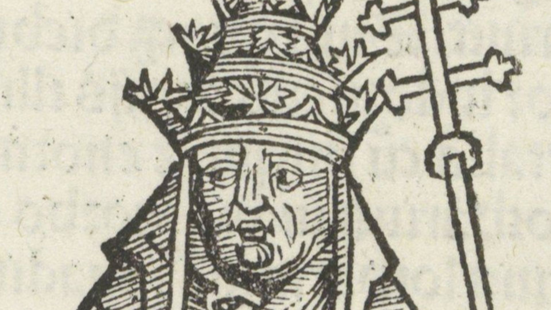 IdentificatieTitel(s): Paus Marinus IMartinus secu[n]dus (titel op object). Liber Chronicarum (serietitel)Objecttype: prent boekillustratie albumblad Objectnummer: RP-P-2016-49-57-9Opschriften / Merken: opschrift, rechtsboven, geschreven met pen: ‘19’Omsc