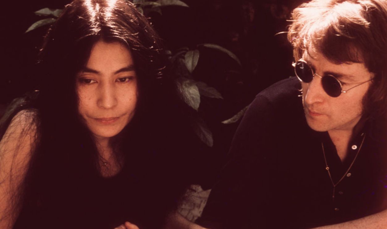 John Lennon And Yoko Ono. 