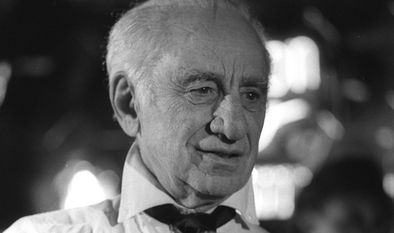 Elia Kazan (1885-1957), American writer, film and theatre director, on October 3rd, 1989.