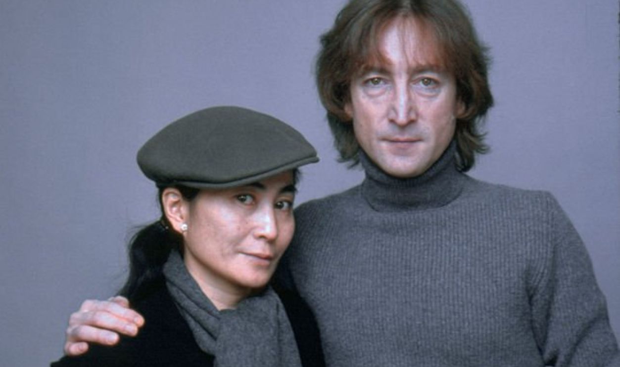 John Lennon and Yoko Ono photographed on November 2, 1980 - the first time in five years that Lennon had been photographed professionally and the last comprehensive photo shoot of his life.