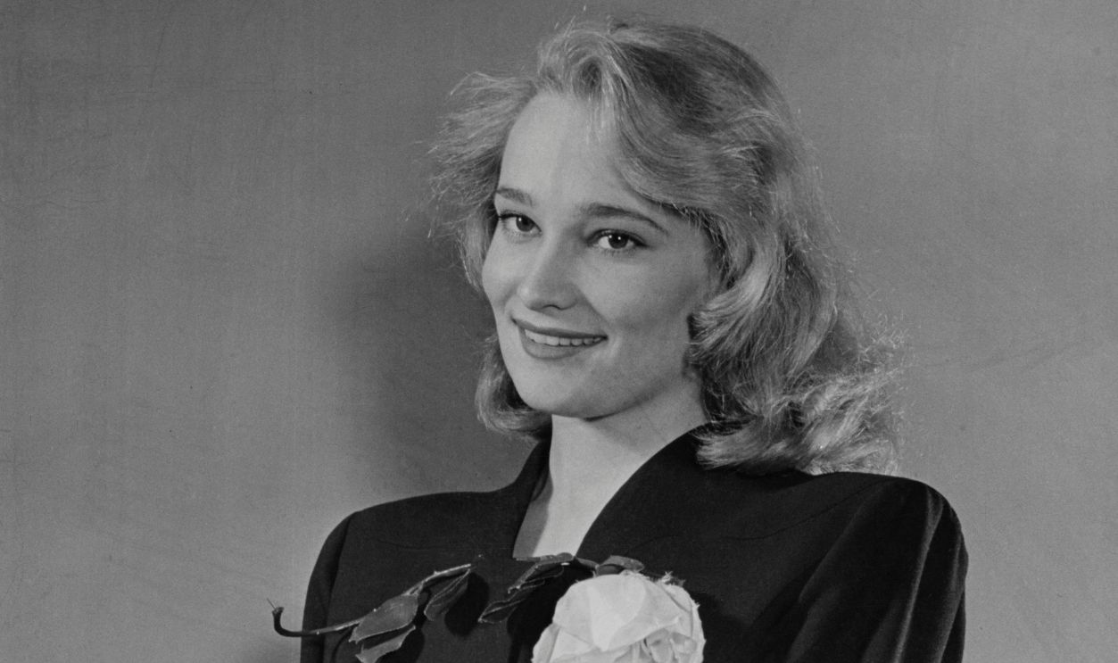 American actress Constance Dowling (1920 - 1969) in Los Angeles at the start of her movie career, USA, 1944. 