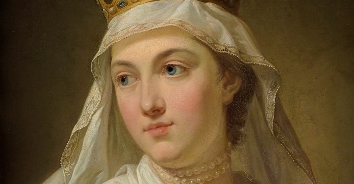 Portrait of Queen Jadwiga Anjou.