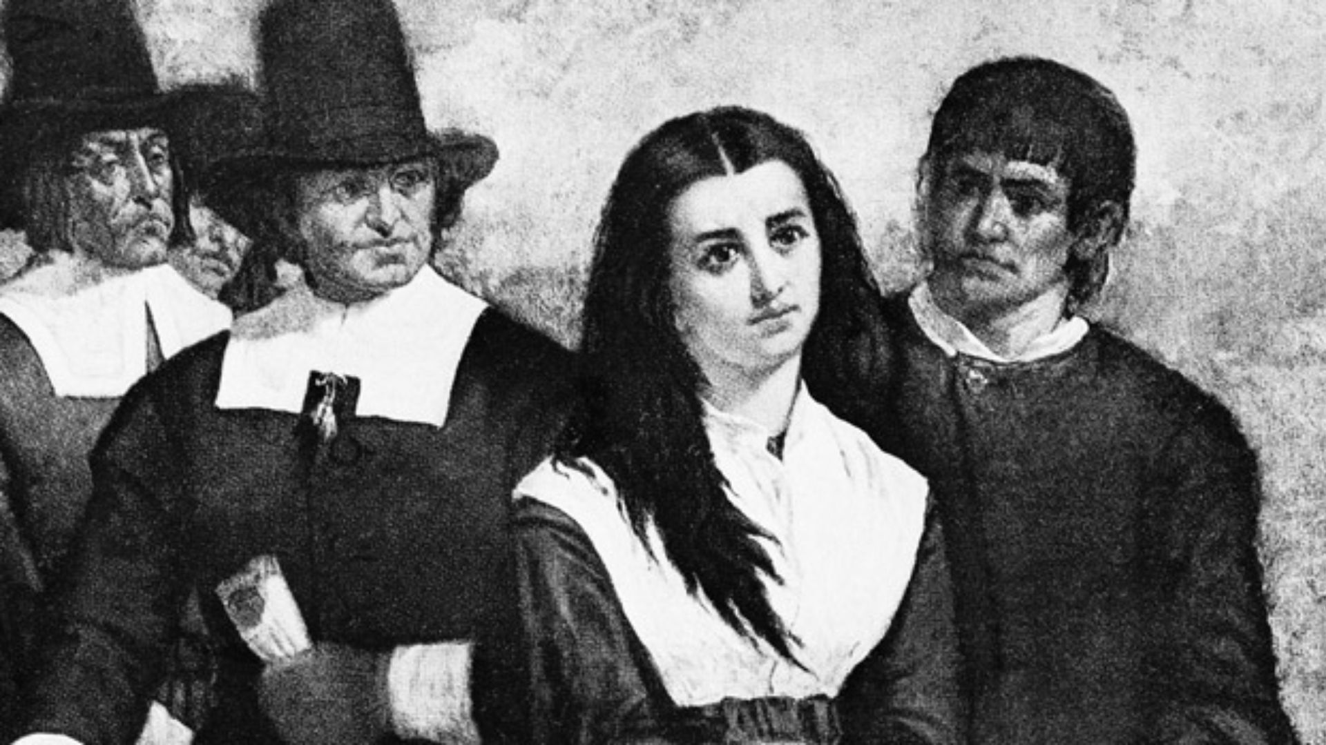 A black-and-white portion from the painting