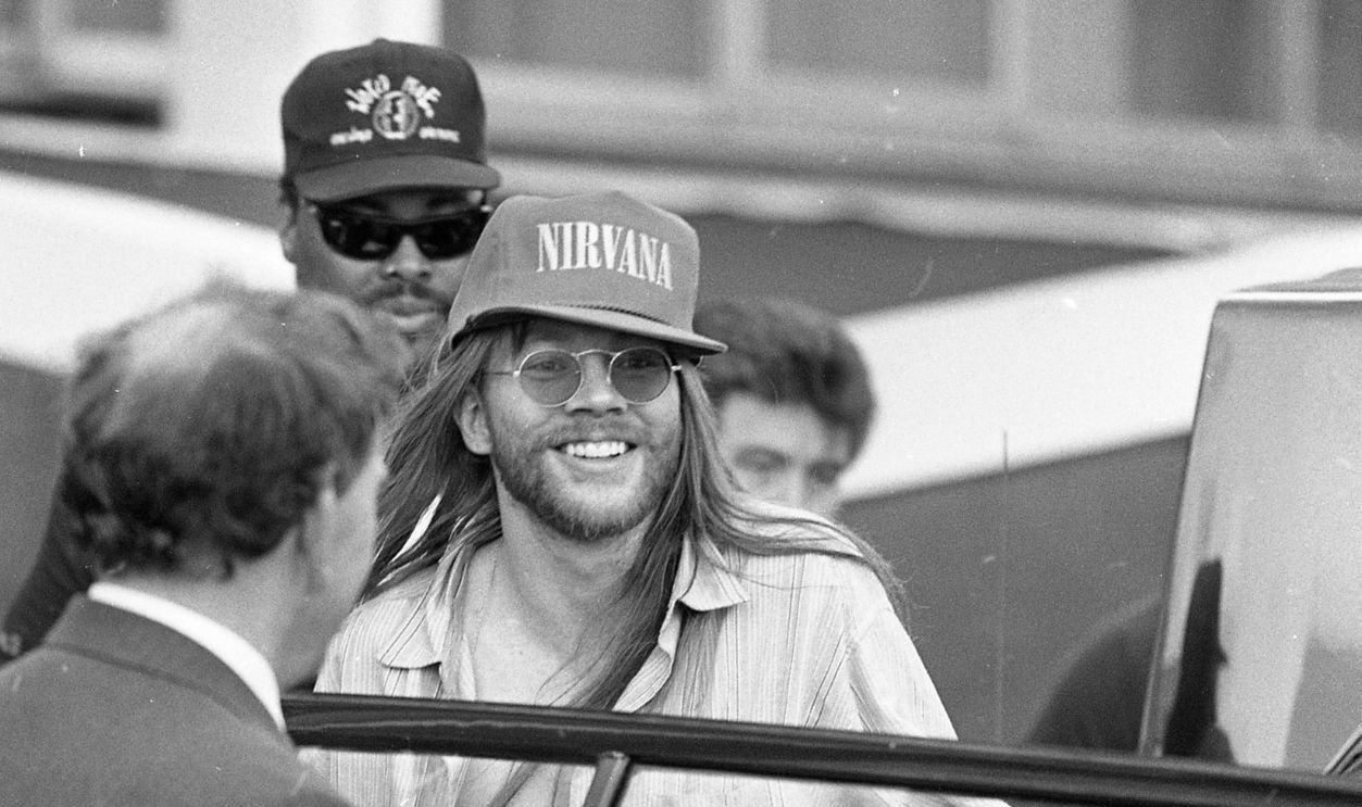The Rock Band Guns 'n' Roses arriving at Dublin Airport, 14/05/1992