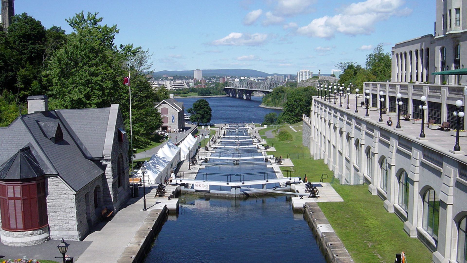 The Rideau Canal in Ottawa