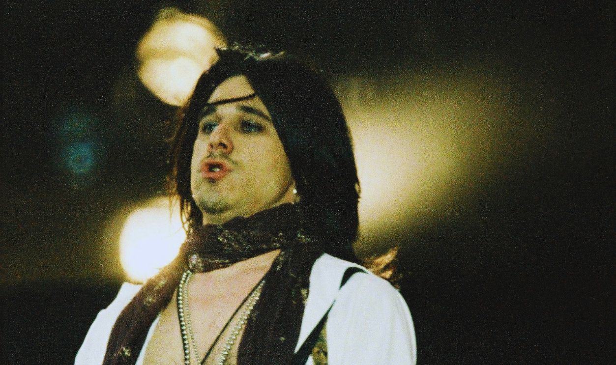 LONDON, UNITED KINGDOM - APRIL 20: Gilby Clarke of Guns n Roses performs on stage on The Freddie Mercury Tribute Concert at Wembley Stadium on April 20th, 1992 in London, United Kingdom.