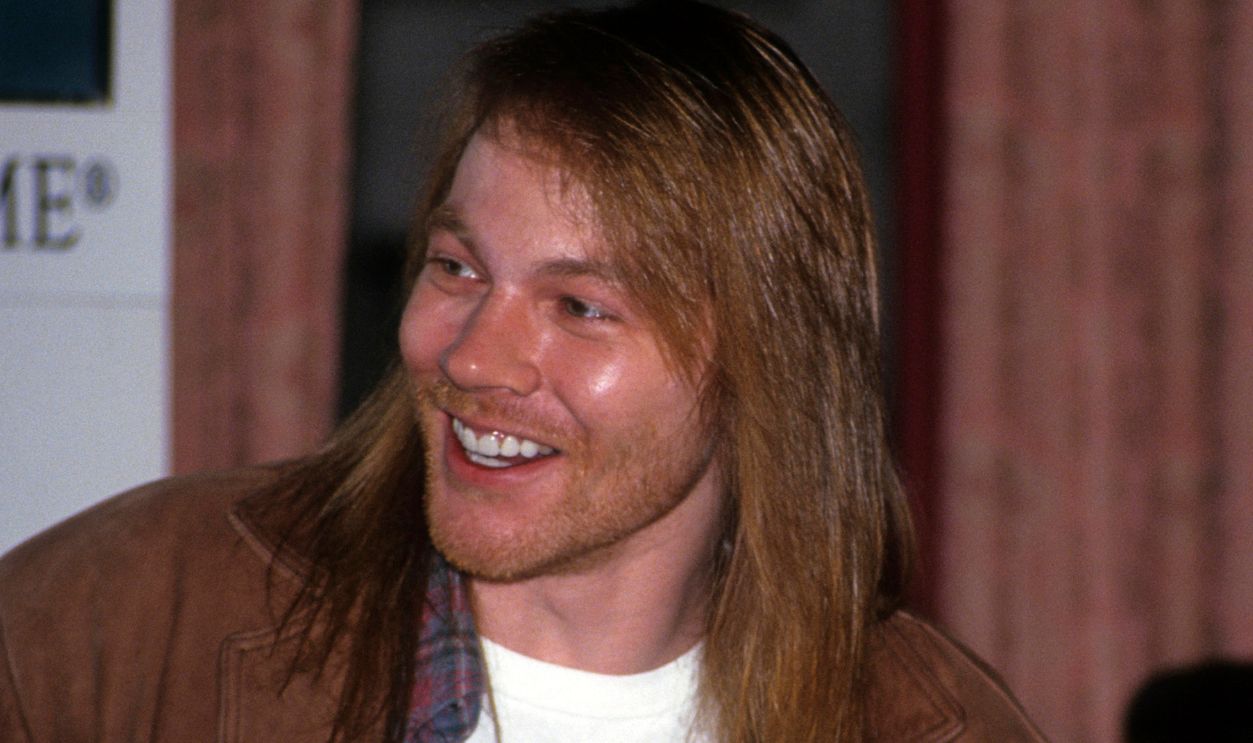 Axl Rose of Guns N' Roses at Rock and Roll Hall of Fame Waldorf Astoria, New York, January 19, 1994.