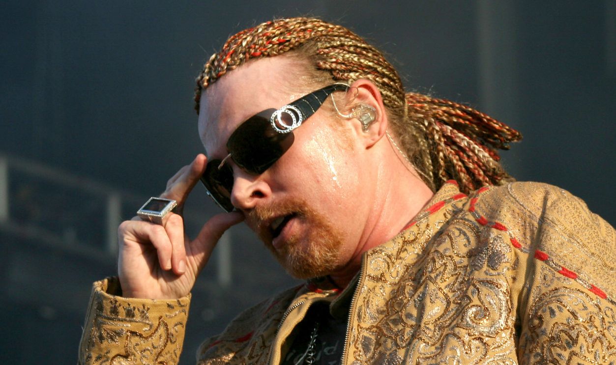 Axl Rose of Guns N' Roses during Guns N' Roses in Concert at the RDS Arena in Dublin - June 9, 2006 at RDS Arena in Dublin, Ireland.