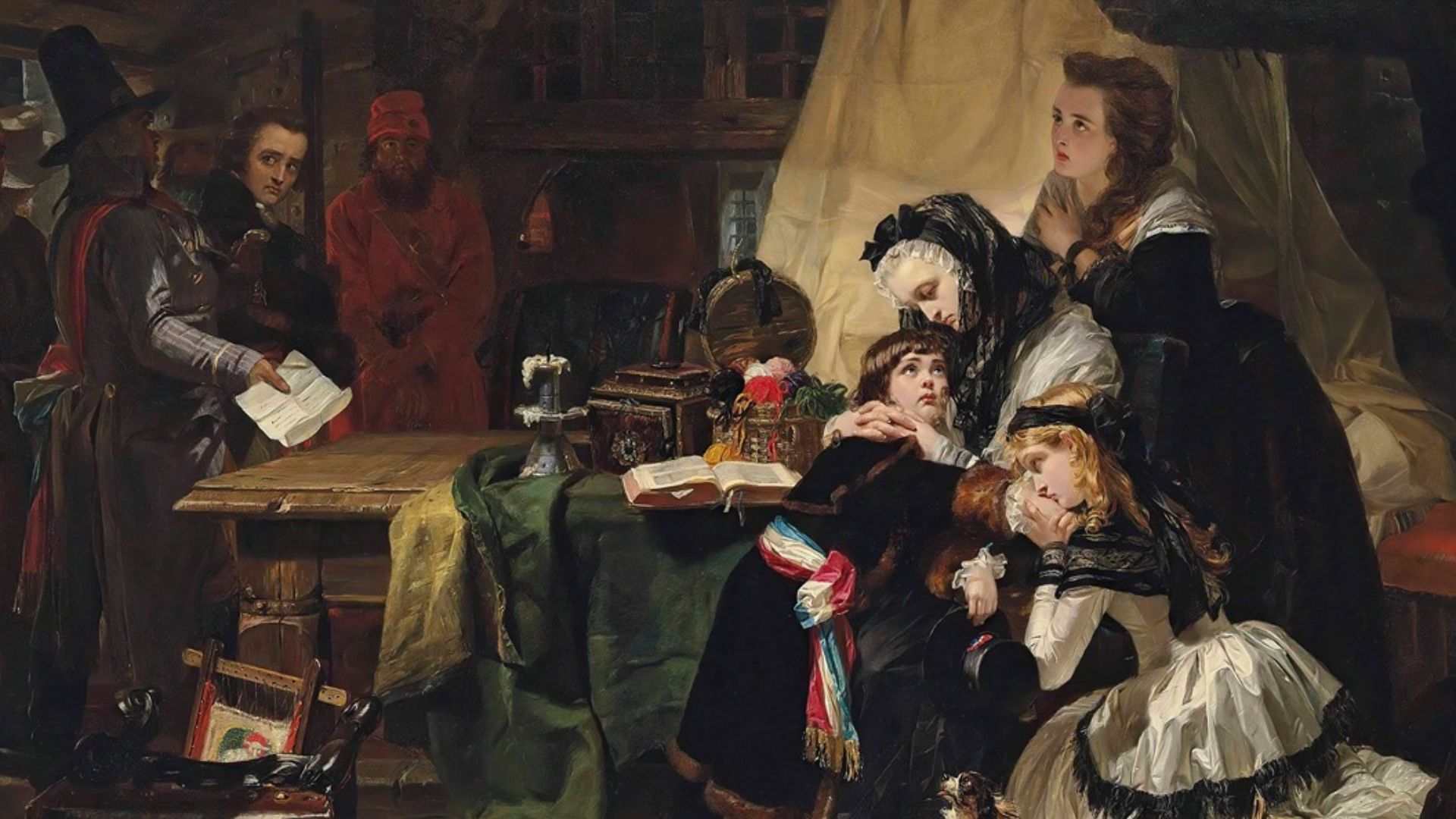 The Last Parting of Marie Antoinette and her Son (1856)