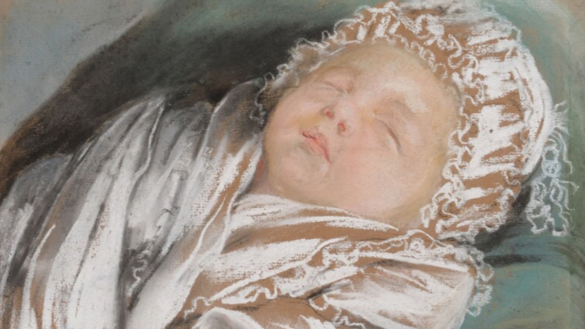 The pastel portrait of Sophie Hélène Béatrix