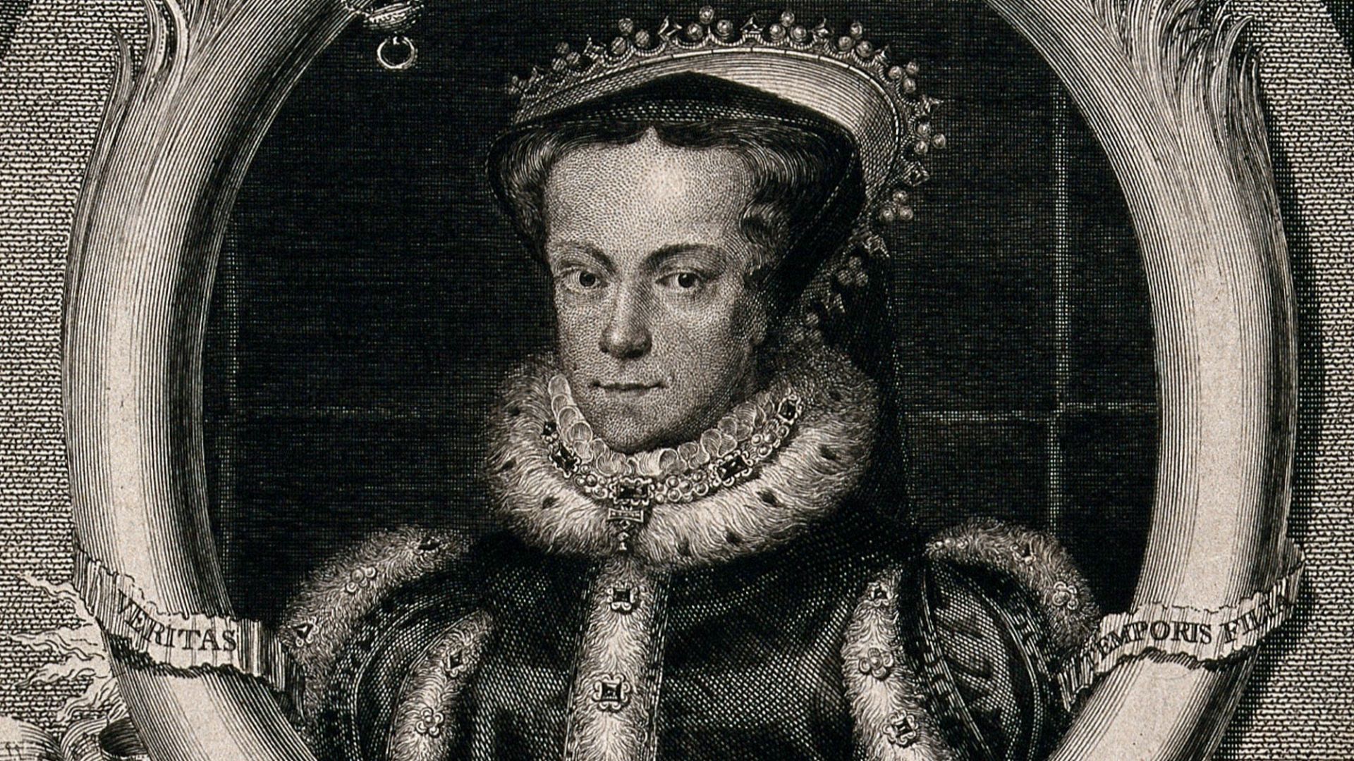 Mary I, Queen of England. A staunch Catholic, Mary reinstated Catholicism as the official religion of England leading to the execution of numerous religious dissenters, thus earning her the title of 'Bloody Mary'.
Iconographic Collections
Keywords: Georg