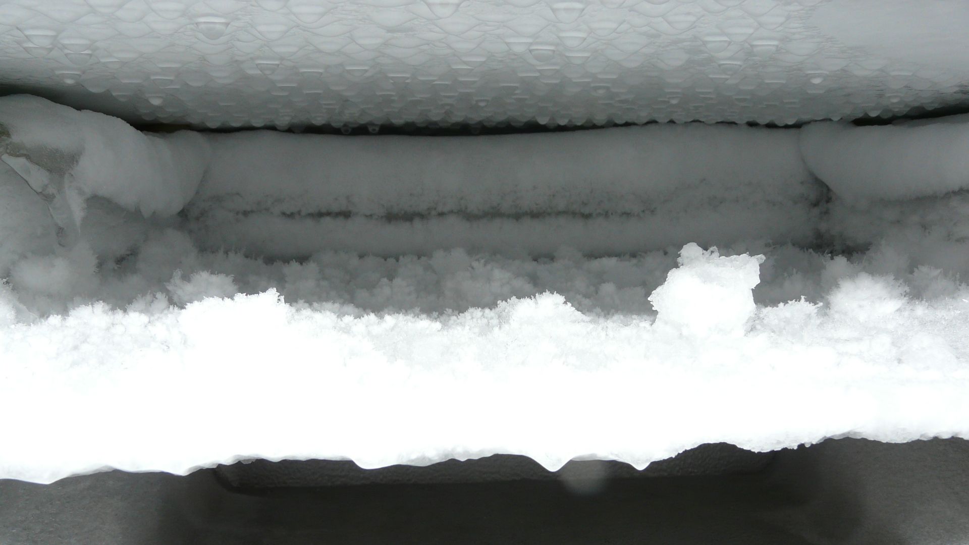 Iced freezer