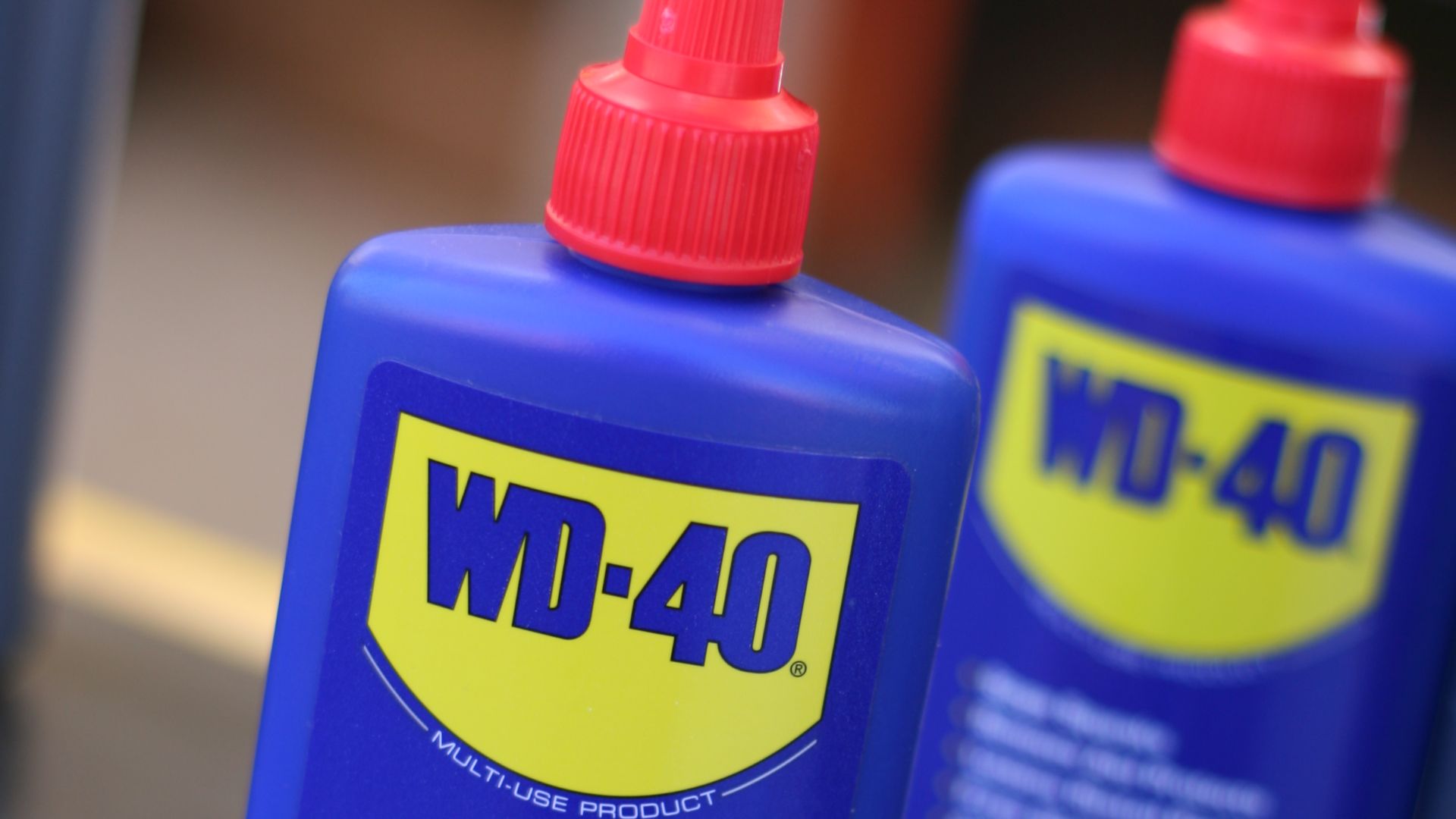Original formula WD-40 now available as a drip lube (instead of a spray), except this one's only available at bike shops.

Diamondback Podium 7