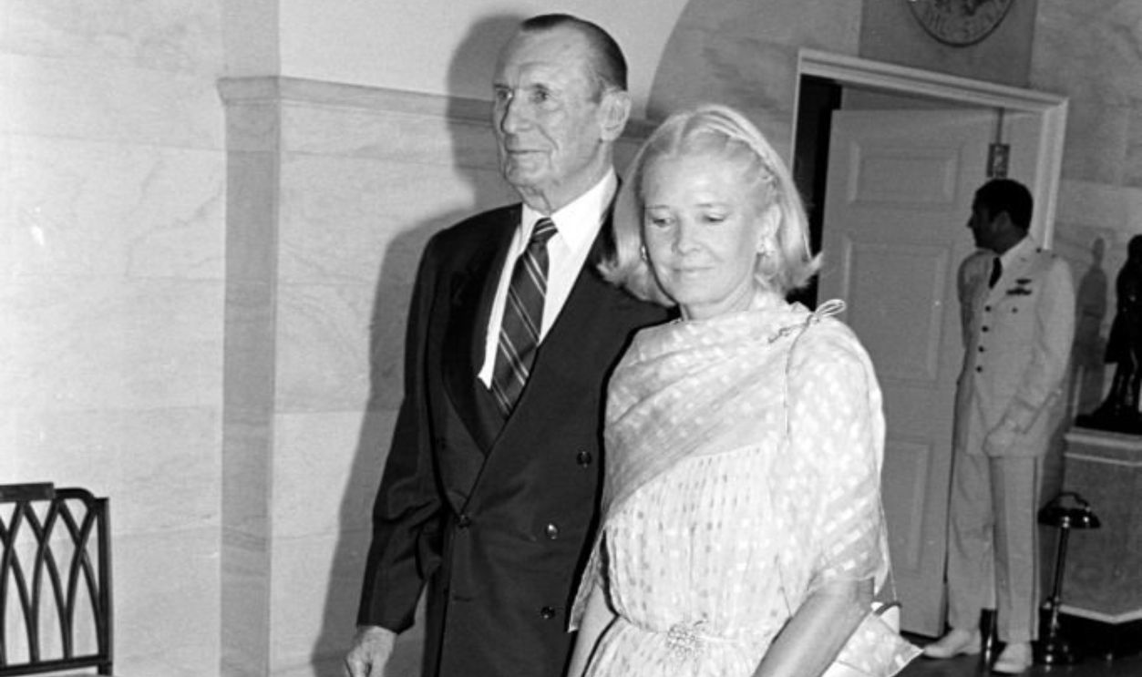 Winston Guest and C.Z. Guest attend an event at the White House in Washington, D.C., on August 5, 1981.
