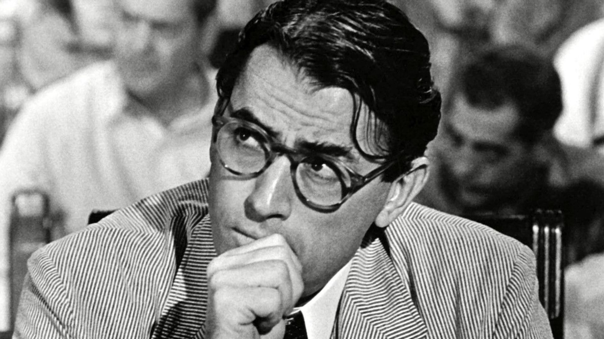 Gregory Peck publicity photo for the film To Kill a Mockingbird, 1962